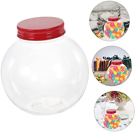 5pcs Christmas Shaped Candy Storage Jars with Seal Lids
