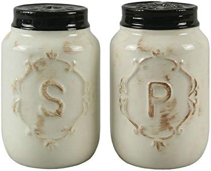 Youngs Miniature Country Ceramic Salt Pepper Shakers