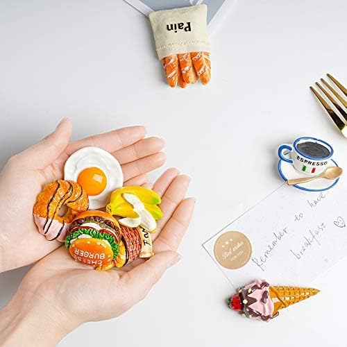 Aiuwo 3D Food Refrigerator Magnets 5PCS