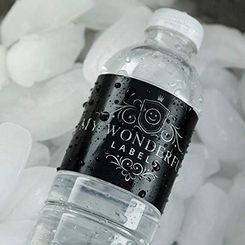 100 Lollipop Candy Water Bottle Labels Birthday Party Kids Event Use