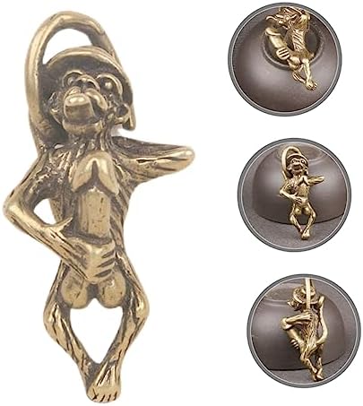 Teaux Brass Monkey Keychain Kitten Accessory