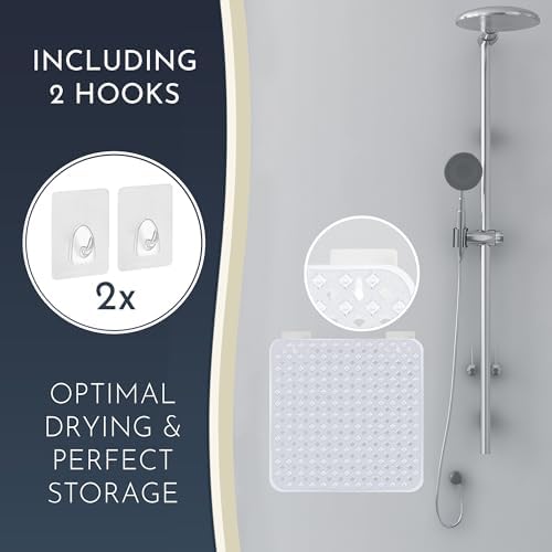 Homerella Anti Slip Shower Mat 21x21 Inch