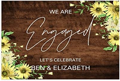 Personalized Wedding Welcome Sign 12x18 Inch Wood