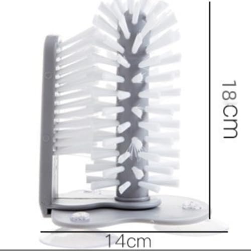 Cup Scrubber for Glass Bottles and Cups 2-in-1 Cleaning Tool
