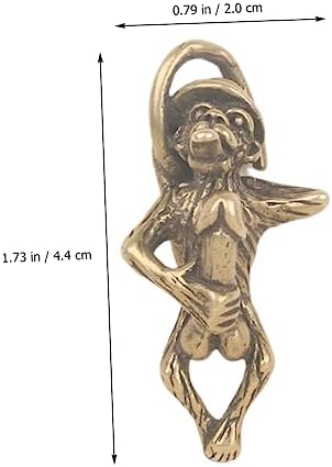 Teaux Brass Monkey Keychain Kitten Accessory