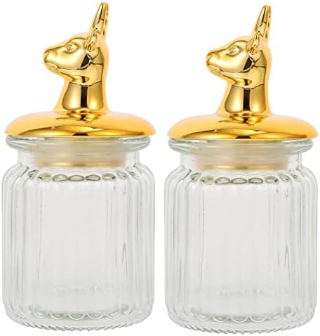2pcs European Style Animal Glass Storage Jars for Wedding Favors
