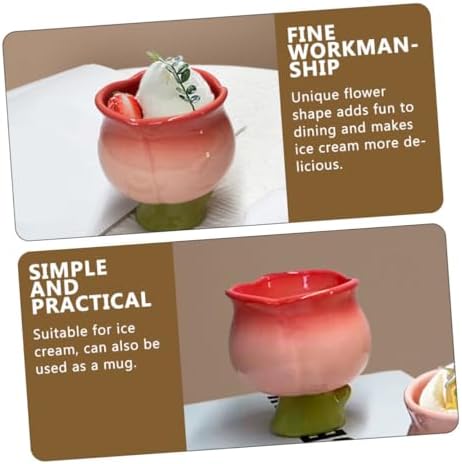 Ceramic Dessert Cup with Footed Design