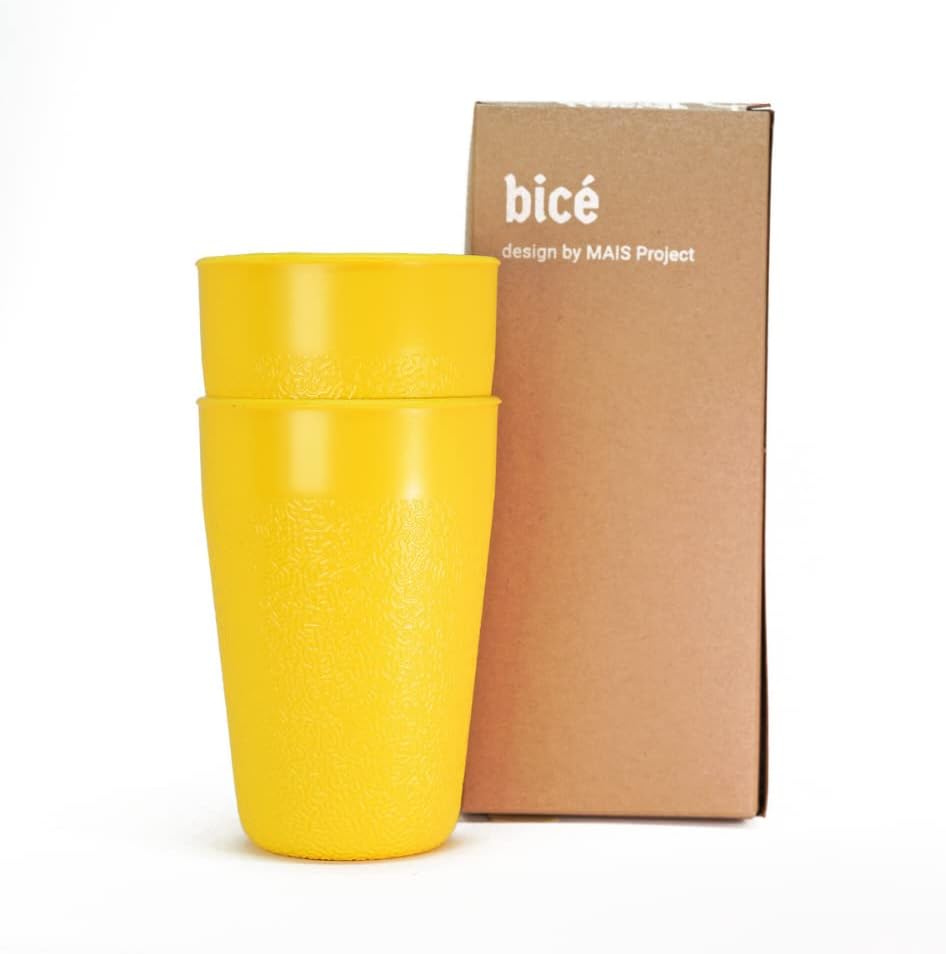 BiceColor Tumblers 40cl Yellow Pack of 3