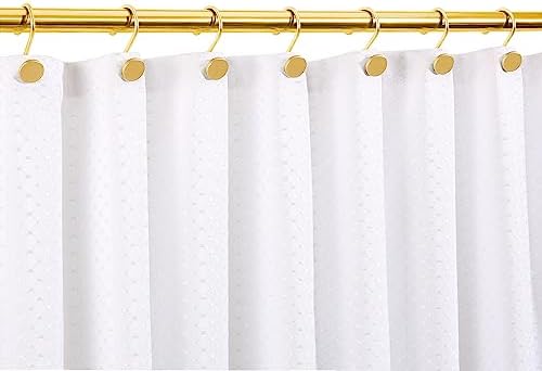 CHICTIE Gold Shower Curtain Hooks Set of 12