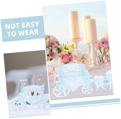 PRETYZOOM Carriage Shaped Candy Holders for Weddings and Parties