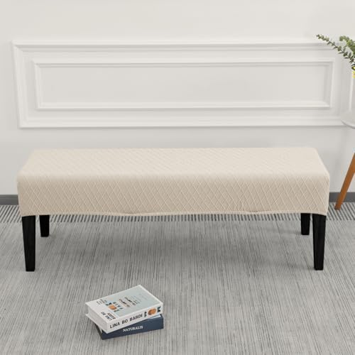 SPRINGRICO Stretch Bench Cover for Dining Room and More