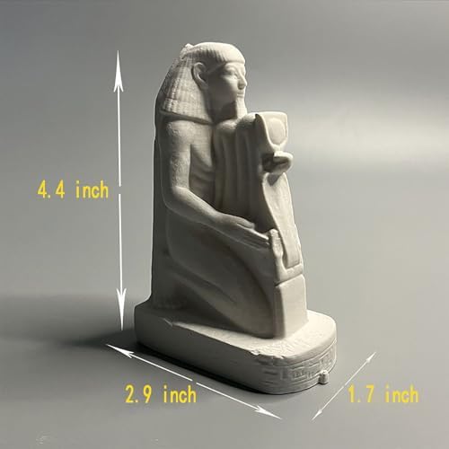 Egyptian Tutankhamun Statue Plaster Figurine