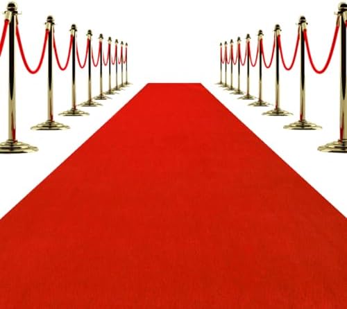 Cuckan Red Carpet Runner 3x10 Feet for Parties and Events