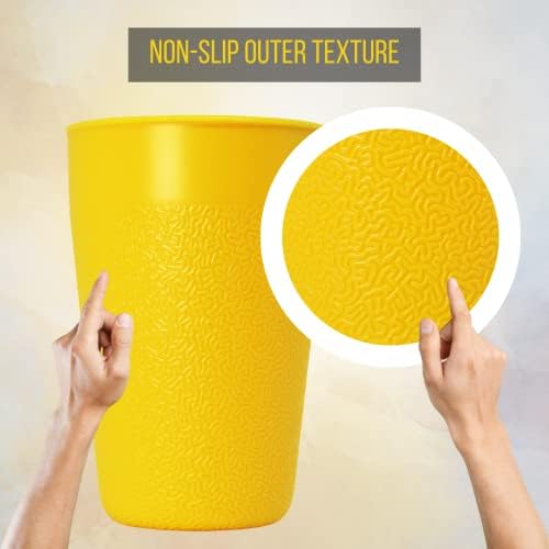 BiceColor Tumblers 40cl Yellow Pack of 3