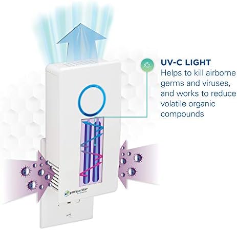 GermGuardian GG1100W 7 Inch Wall Air Purifier White