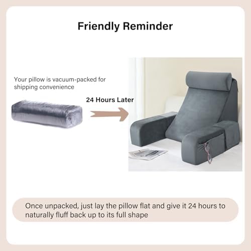 ENITYA Reading Pillow for Bed Sitting and Resting