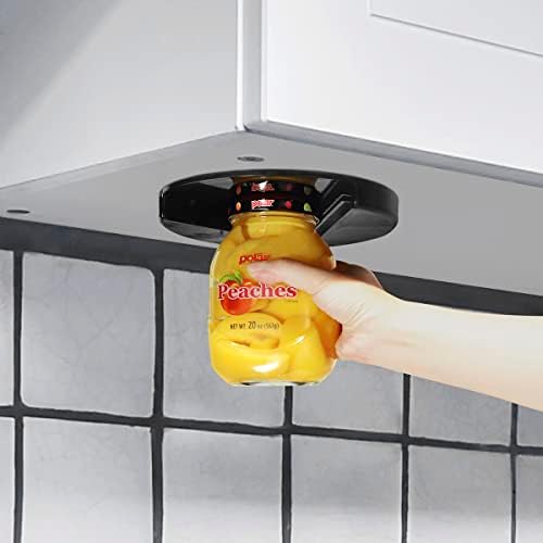 Under Counter Jar Opener for Weak Hands - Black
