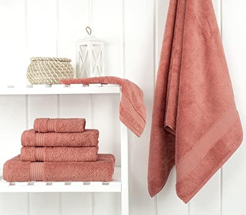 Cotton Paradise 6 Piece Towel Set with Soft Turkish Towels
