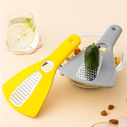 Luxshiny 2pcs 3 in 1 Can Opener Jar Opener Cheese Grater