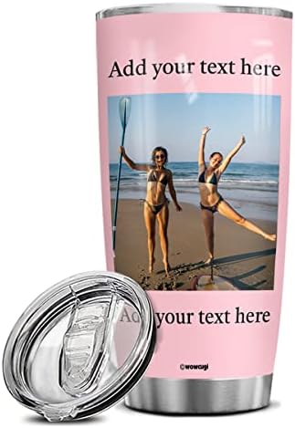 Personalized Photo Tumbler with Custom Images 20oz 30oz Insulated Stainless Steel