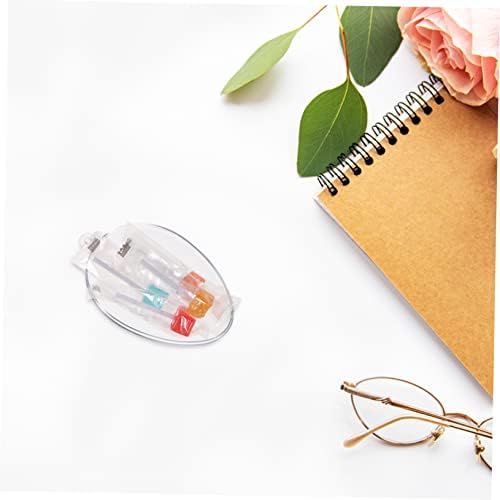PRETYZOOM 6pcs Clear Egg Shaped Candy Holder for Easter Party Favors