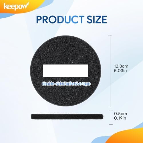 KEEPOW 12 Pack Stick On Deodorizer for Trash Cans