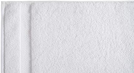 Amazon Basics 6 Pack Bath Towel Set White 54 x 27 inches