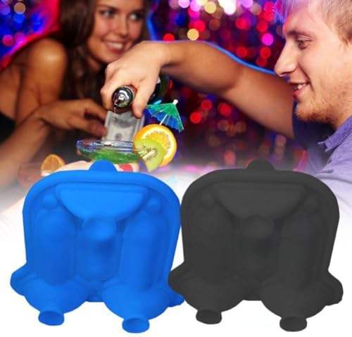 Funny Ice Cube Mold Tray with Lid Silicone