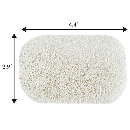 ST Inc Bar Soap Holder 4 Pack White 29x44 Inches