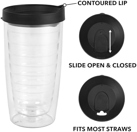 LOGOVISION 16oz Double-Walled Plastic Tumbler
