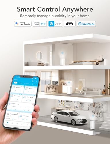GoveeLife Dehumidifier 4500 Sq Ft Smart Auto Humidity Control
