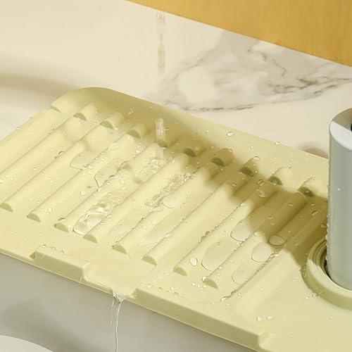 Swicado Faucet Mat - Premium Silicone Splash Guard for Kitchen Sink