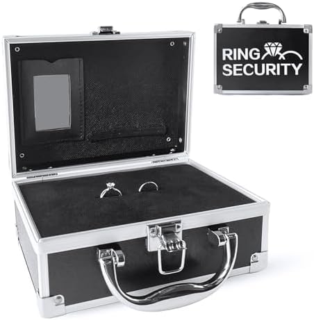 COSLANLEE 7PCS Ring Bearer Security Box Set