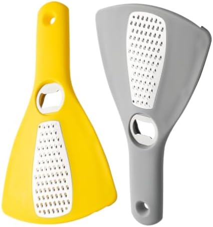 Luxshiny 2pcs 3 in 1 Can Opener Jar Opener Cheese Grater