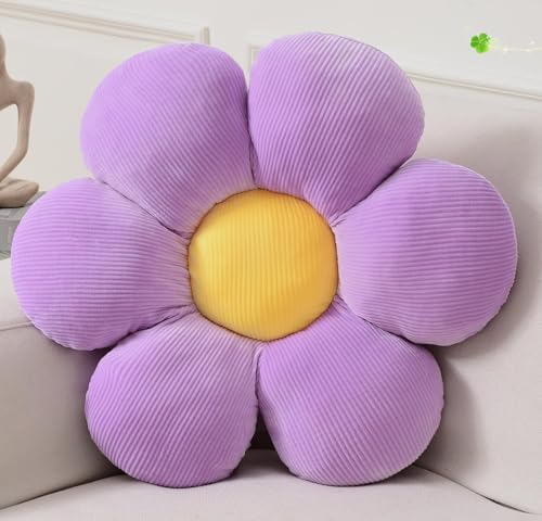 Cute Daisy Throw Pillow 196 Inch Flower Shaped Decorative Cushion