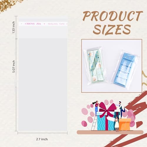500PCS Wax Melt Gift Bags For 4x1 Inch Sticks