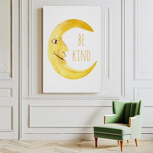 HEOVI Be Kind Canvas Art Poster 24x36in