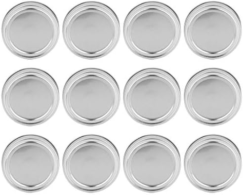 AUNMAS 12PCS Glass Jar Lid 70mm Canning Lids