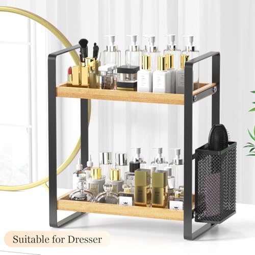 LEMIKKLE Bathroom Counter Organizer with Basket