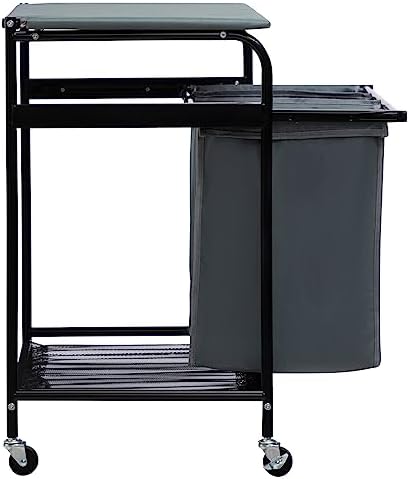 ALIMORDEN Laundry Sorter with Ironing Board and Folding Lid