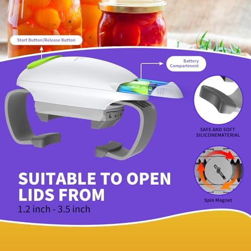 Famzelko Automatic Jar Opener for Elderly and Weak Hands