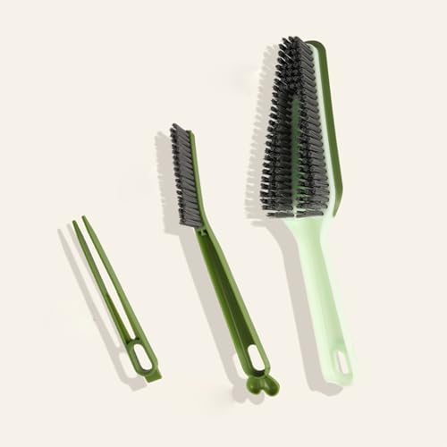 3 in 1 Multifunctional Crevice Cleaning Brush - Green