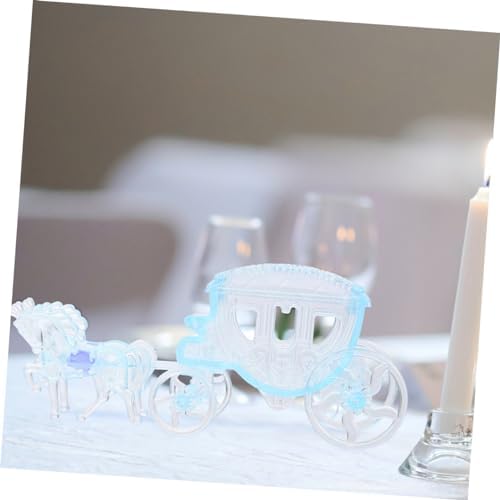 PRETYZOOM Carriage Shaped Candy Holders for Weddings and Parties