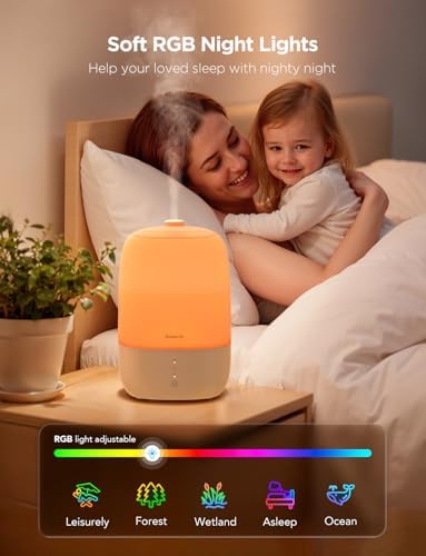 GoveeLife Smart Humidifier with Essential Oil Diffuser and Night Light