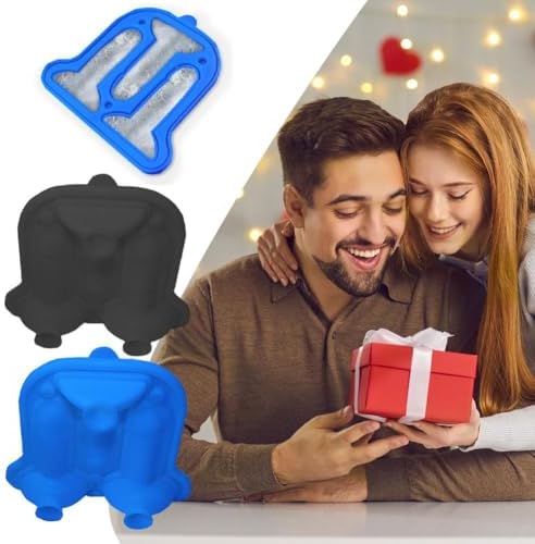 Funny Ice Cube Mold Tray with Lid Silicone