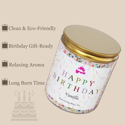 Lihome Happy Birthday Candle for All