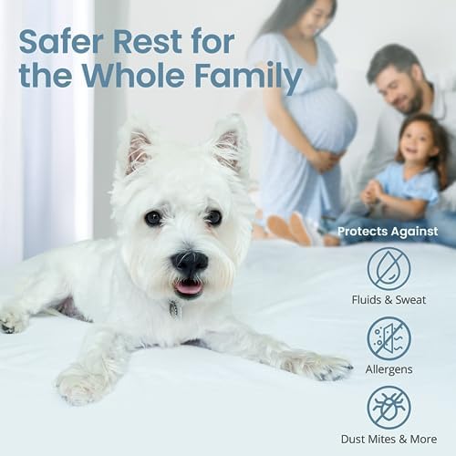 SafeRest Waterproof Twin XL Mattress Protector
