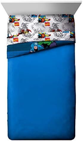 Marvel Avengers Comforter Twin Full Super Soft Kids Reversible Bedding