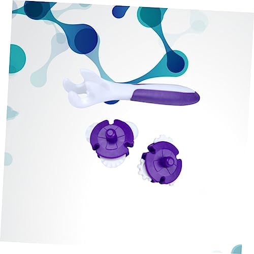 9 Pcs Purple Cake Baking Roller Reusable Pastry Cutter Tool