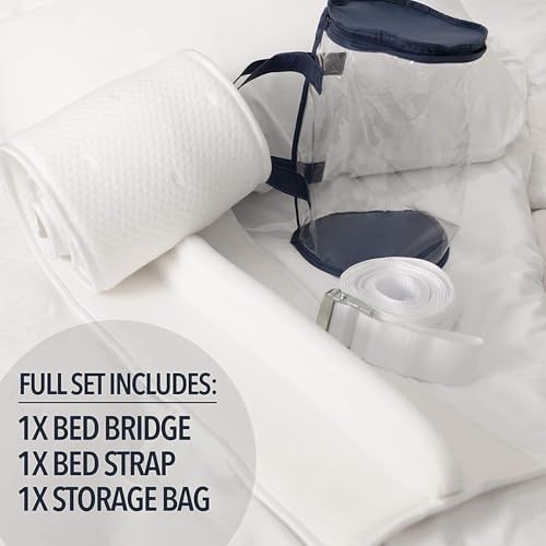 Wide Bed Bridge Twin To King Seamless Divider Filler